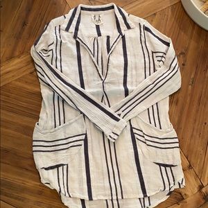 Black and white tunic